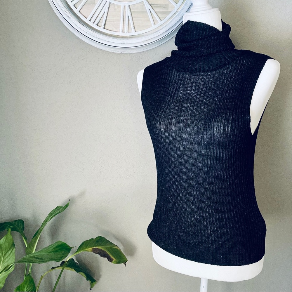 Turtleneck Sweater Knit Tank